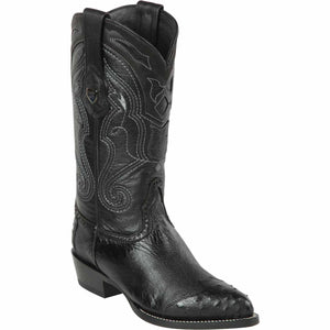 Men's Wild West Smooth Ostrich Skin J Toe Boots 29904