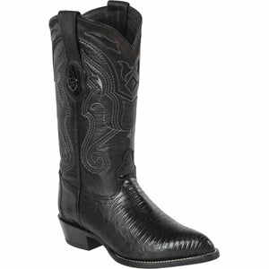 Men's Wild West Teju Lizard Skin J Toe Boots 29907
