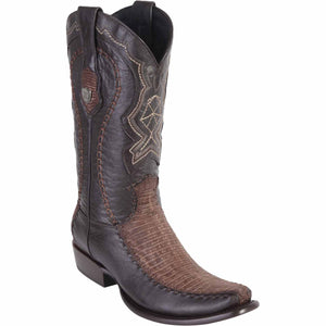 Men's Wild West Teju Lizard with Deer Dubai Toe Boots 279F07