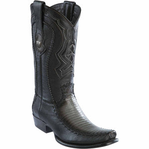 Men's Wild West Teju Lizard with Deer Dubai Toe Boots 279F07