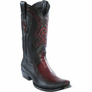 Men's Wild West Teju Lizard with Deer Dubai Toe Boots 279F07
