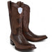 Men's Wild West Teju Lizard with Deer Skin Square Toe Boots 277LF07