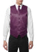 Men's Wine Besom Pockets  4PC Big and Tall Dress Tuxedo