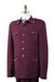 Safari Men's Wine Nailshead Military Pocket Cheap Priced Business Suits Clearance Sale