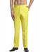 Men'S Dress Pants Trousers Flat Front Slacks Yellow - Cheap Priced Dress Slacks For Men On Sale