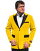 Men's Yellow One Chest Pocket Two Button Closure Cheap Priced Designer Fashion Dress Casual Blazer On Sale Blazer