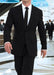 Men's in Black Suit Shirt Tie Costume Package Combo ~ Combination