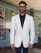 Mens linen big and tall blazer