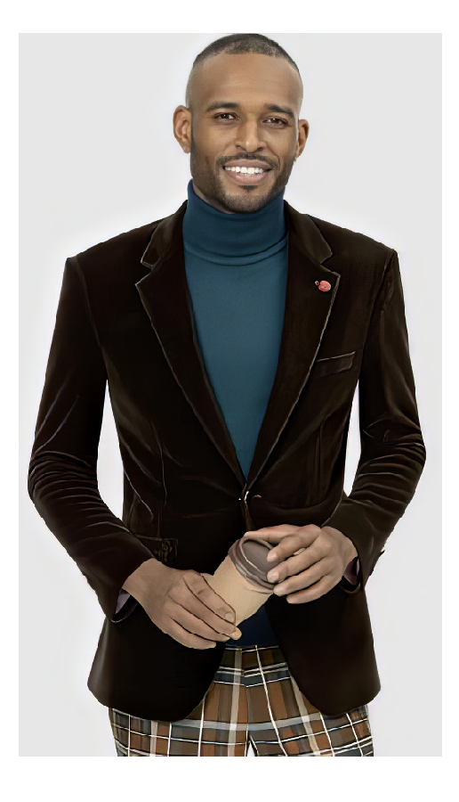 Mens Blazer Brown - Image 9