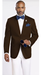 Mens Brown 2 Button Mens Wholesale Blazer