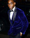 Mens Designer Velvet Tuxedo Jacket in Red