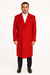 Mens Full Length and Cashmere Overcoat - Winter Topcoats - Red Coat