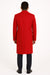 Mens Full Length and Cashmere Overcoat - Winter Topcoats - Red Coat