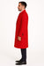 Mens Full Length and Cashmere Overcoat - Winter Topcoats - Red Coat