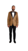 Mens Goldish Brown Blazer - Velvet Tuxedo - Mens Dinner Jacket