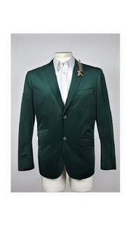 Mens Green Blazer Velvet Blazer Mens 2 Button Velvet Hunter ~ Olive Green Sportcoat Jacket - Image 5
