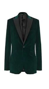 Mens Green Velvet Blazer Men Olive Green Stylish Tuxedo Sports velour Blazer Jackets Coat  Velvet Fabric black Lapel