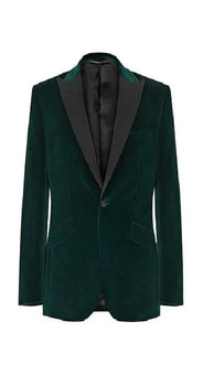 Mens Green Velvet Blazer Men Olive Green Stylish Tuxedo Sports velour Blazer Jackets Coat  Velvet Fabric black Lapel