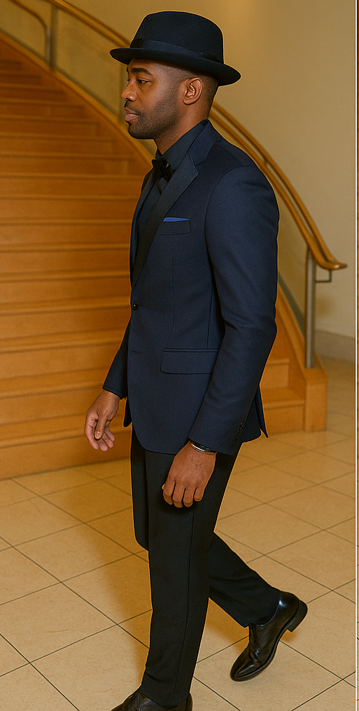 Mens Harlem Nights Clothing Suit + Hat + Shirt and Tie - Image 5