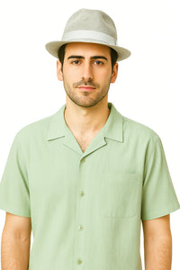 Mens Linen Walking Suit - Apple Green Summer Outfit - Mens Linen Suit