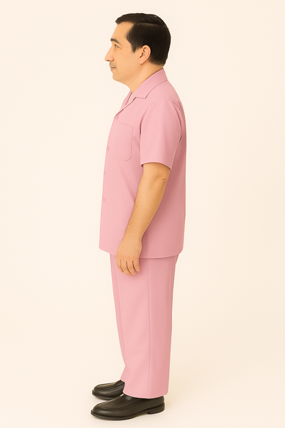 Mens Linen Walking Suit - Lilac Summer Outfit - Mens Linen Suit - Image 4