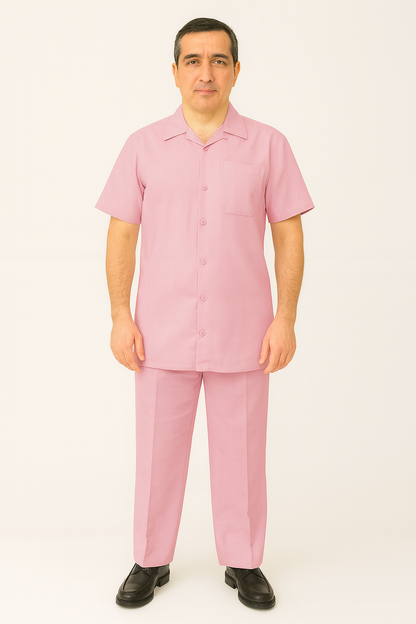 Mens Linen Walking Suit - Lilac Summer Outfit - Mens Linen Suit