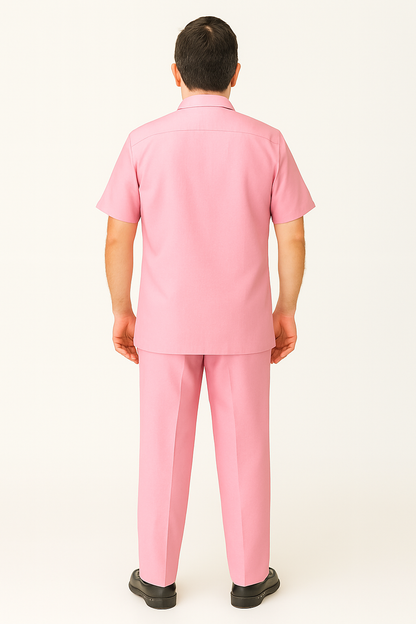 Mens Linen Walking Suit - Lilac Summer Outfit - Mens Linen Suit - Image 2