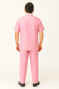 Mens Linen Walking Suit - Lilac Summer Outfit - Mens Linen Suit - Image 2