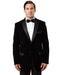 Mens Designer Velvet Tuxedo Jacket in Red