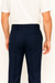 Mens Pleated Dress Pants Navy Blue Wide Leg Slacks Pleated Baggy Dress Trousers Unhemmed Unfinished Bottom