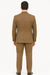 Mens Two Button Notch Label Tweed Suit Brown Herringbone