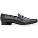 Belvedere Mens Black Crocodile Lizard Loafers Udine