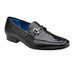 Belvedere Mens Black Crocodile Lizard Loafers Udine