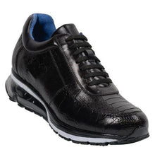 Belvedere Exotic Sneaker Mens Black Ostrich Leg Todd