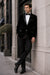 Mens Designer Velvet Tuxedo Jacket in Red