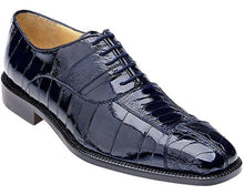 Belvedere Mens Blue Eel Ostrich Shoes Mare 2P7