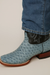 Mens Blue Ostrich Boots