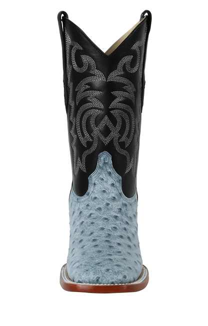 Mens Blue Ostrich Boots