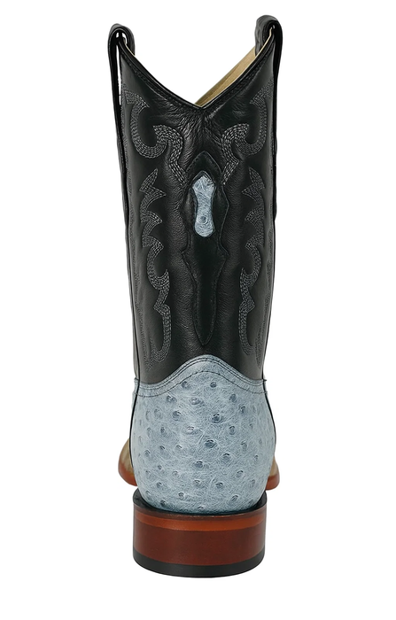 Mens Blue Ostrich Boots