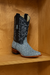 Mens Blue Ostrich Boots