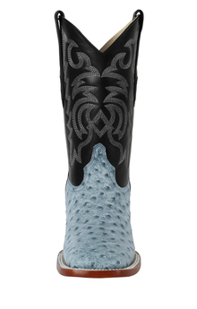 Mens Blue Ostrich Boots
