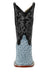 Mens Blue Ostrich Boots