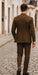 Mens Brown Linen Suit - Brown Summer Wedding Suit