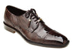 Belvedere Mens Brown Ostrich Shoes Batta