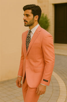 Mens Coral Blazer - Coral Sport Coat - Image 6