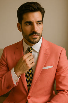 Mens Coral Blazer - Coral Sport Coat - Image 7