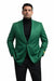 Mens Emerald Green Blazer - Green Sport Coat - Summer Jacket - Linen Blazer