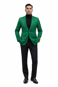 mens green dress coat Men's Tuxedo Usa Green Paisley Slim Fit Embossed Formal Blazer for Weddings and Special Events, Neon Green Color, All Sizes