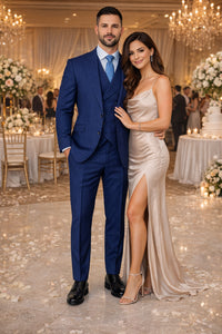 Mens Gangster Pinstripe 2 Button Double Breasted Vest Suit in Black