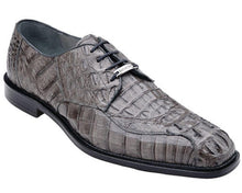 Belvedere Mens Gray Real Hornback Shoes Chapo 1465